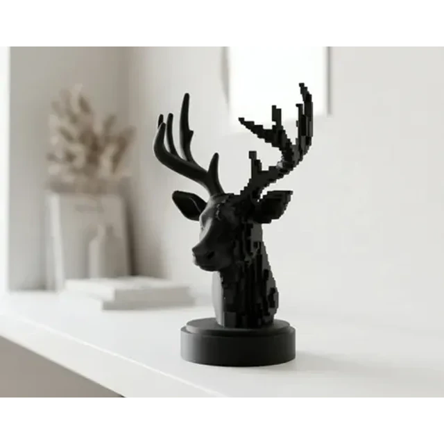Escultura Decorativa- Ciervo Pixelado