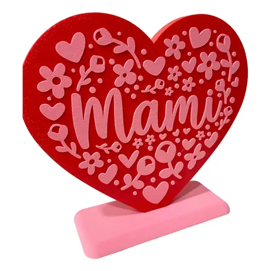 Figura Decorativa Corazón - Día De La Madre