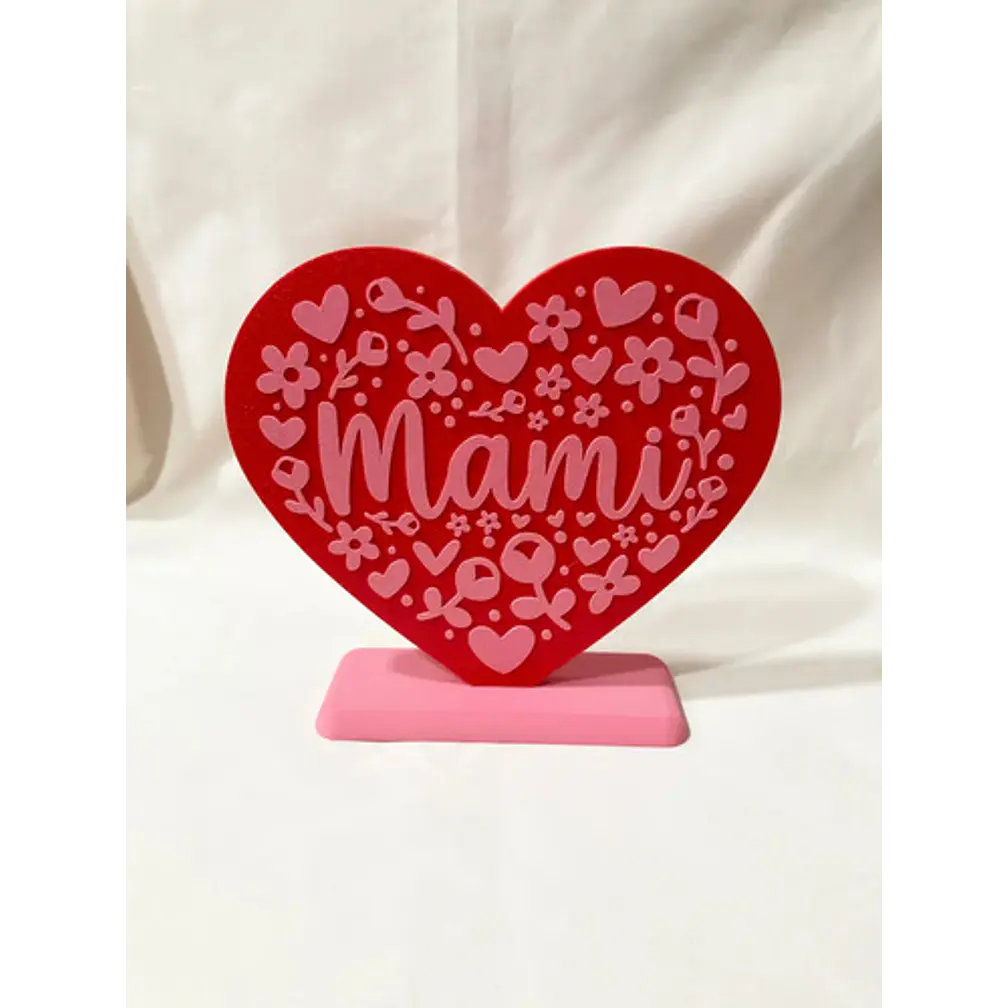 Figura Decorativa Corazón - Día De La Madre 2