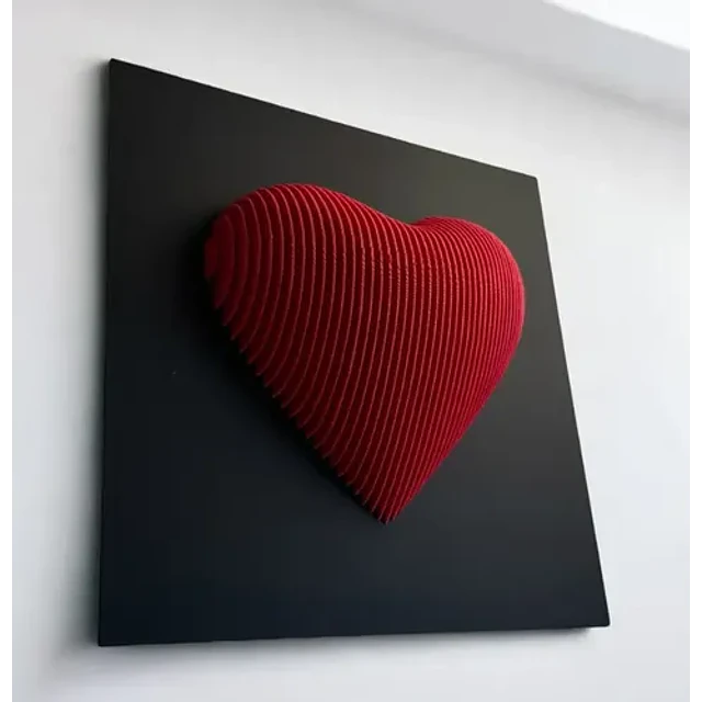 Figura De Corazón En Capas