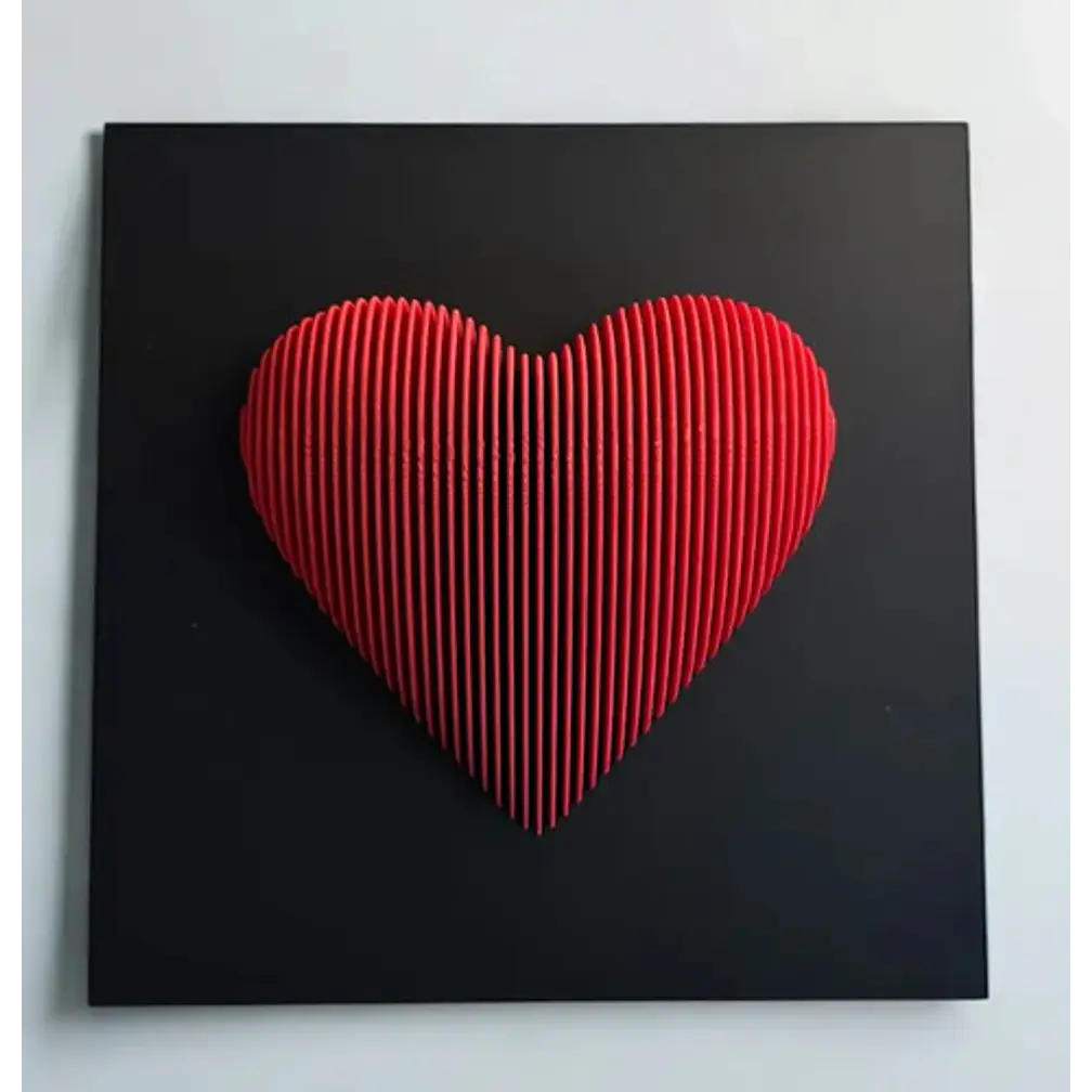 Figura De Corazón En Capas 3