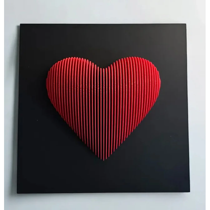 Figura De Corazón En Capas 3