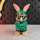 Figura Decorativa- Conejo Urbano - Miniatura 3