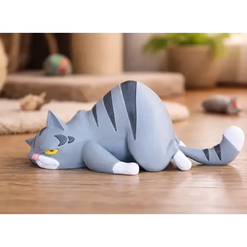 Figura Decorativa- Gato Aburrido 2