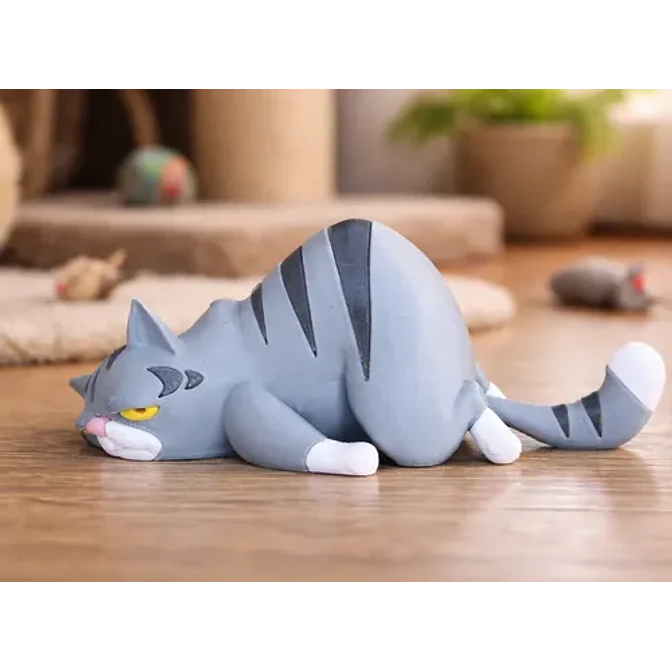 Figura Decorativa- Gato Aburrido 2