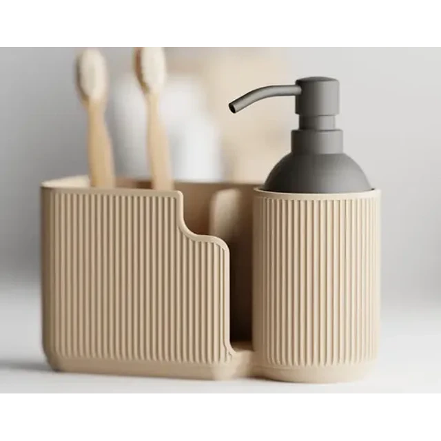 El Elegante Organizador Ovalado Para Baño Y Escritorio