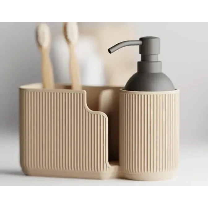 El Elegante Organizador Ovalado Para Baño Y Escritorio 1