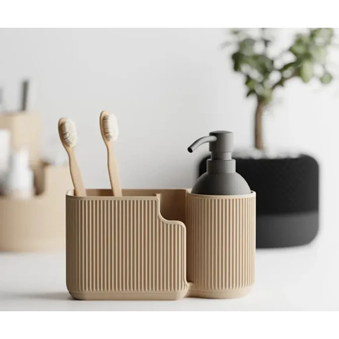 El Elegante Organizador Ovalado Para Baño Y Escritorio 2