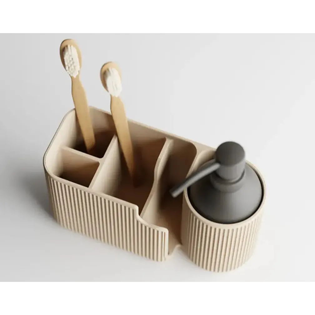 El Elegante Organizador Ovalado Para Baño Y Escritorio 3