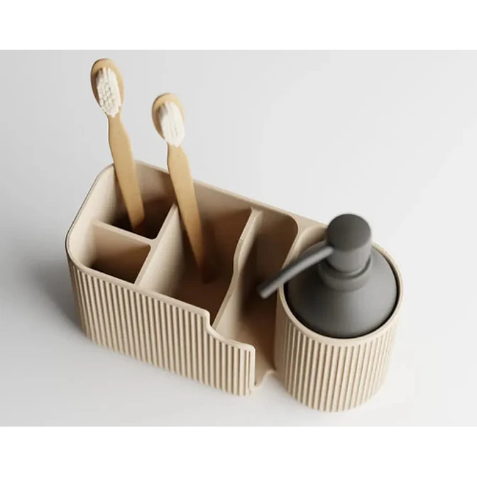 El Elegante Organizador Ovalado Para Baño Y Escritorio 3