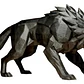 Escultura Decorativa- Lobo Geométrico - Miniatura 1