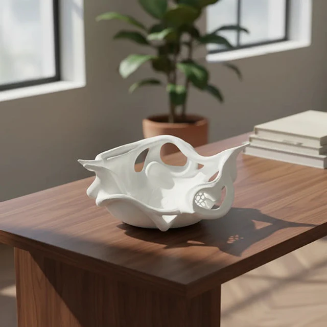 Figura Decorativa Moderna Cuenco Orgánico