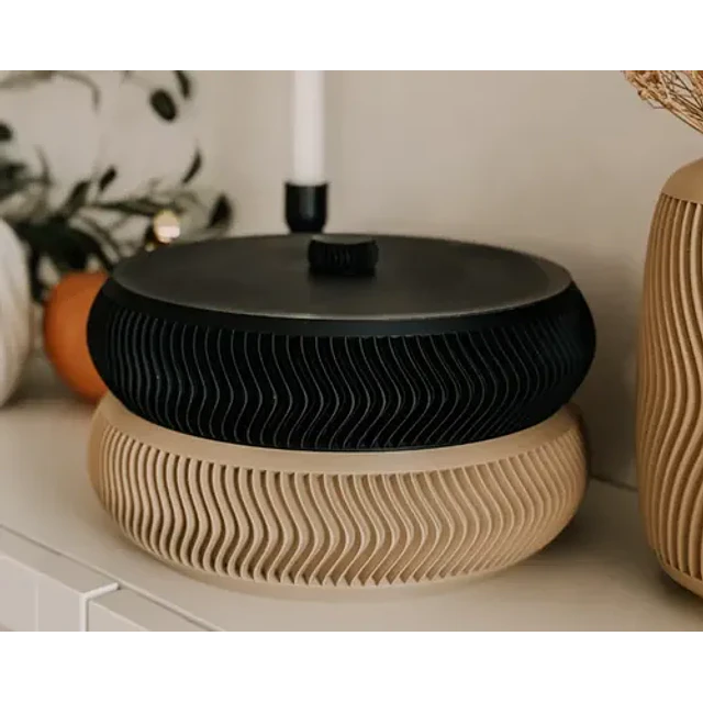 Cuenco Apilable Moderno Con Tapa