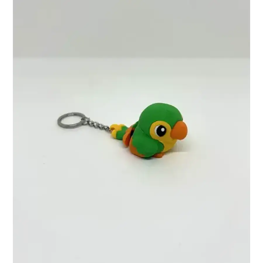 Llavero- Loro Flexible
