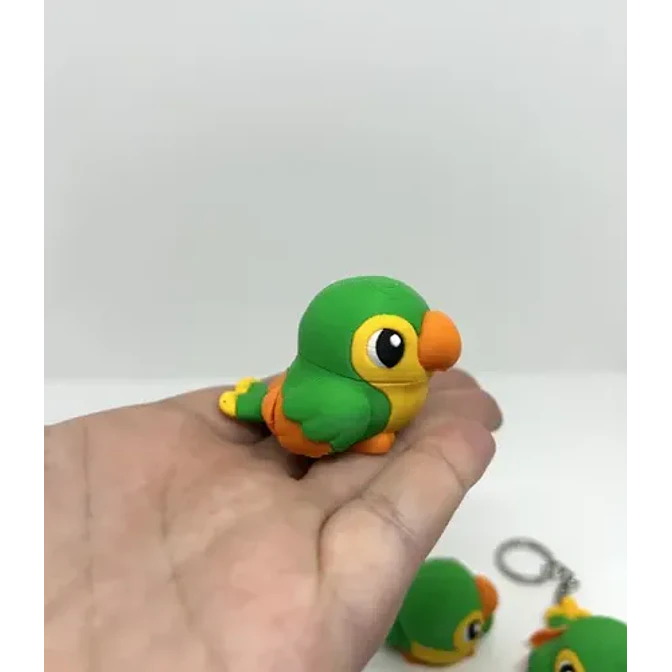 Llavero- Loro Flexible 4
