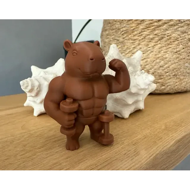 Figura Decorativa- Capibara Musculoso