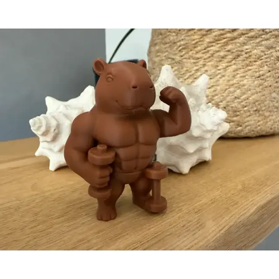 Figura Decorativa- Capibara Musculoso