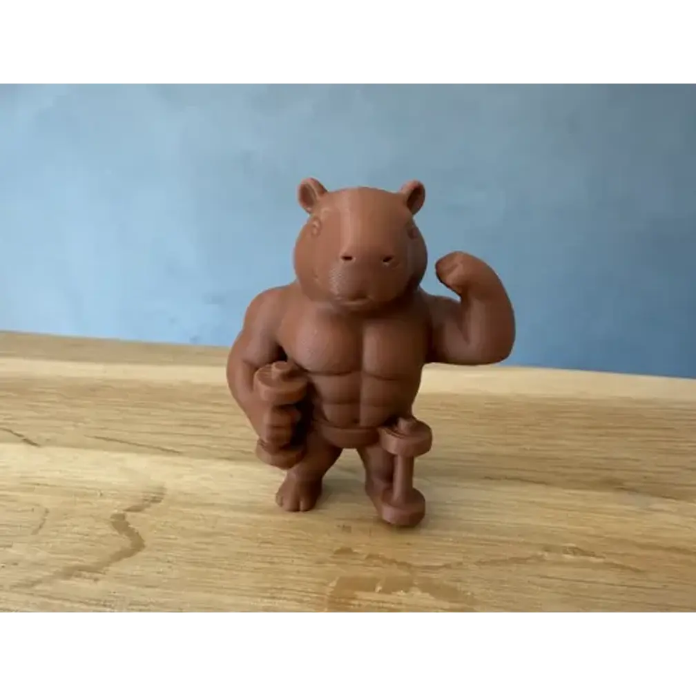 Figura Decorativa- Capibara Musculoso 2