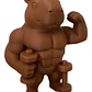 Figura Decorativa- Capibara Musculoso - Miniatura 4
