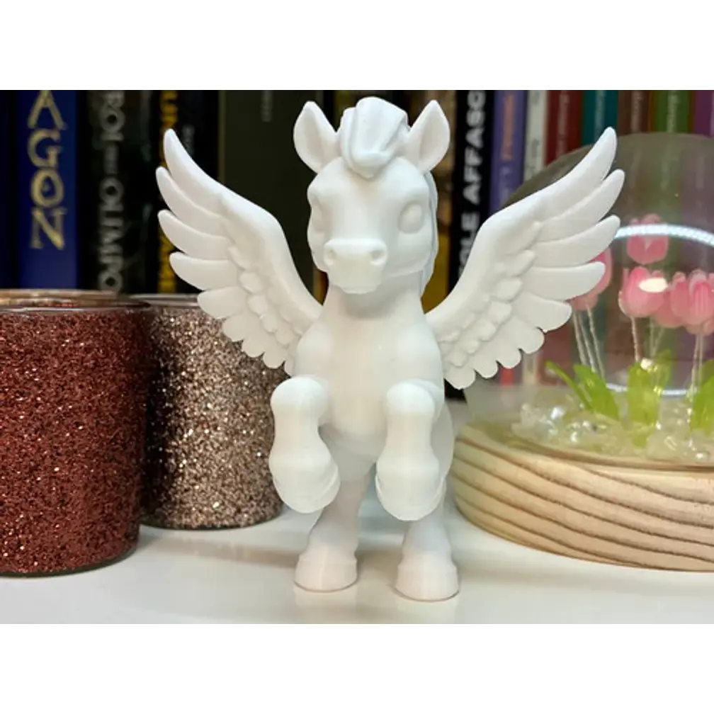 Figura Decorativa- Pegaso Blanco 4