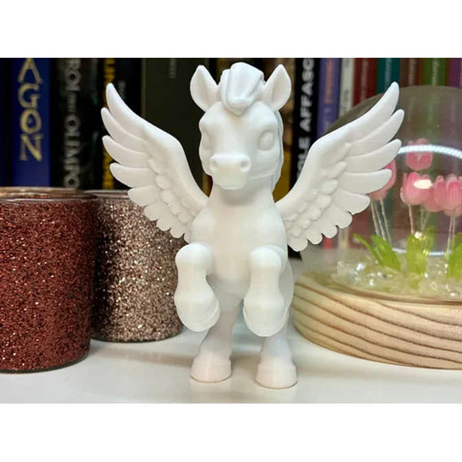 Figura Decorativa- Pegaso Blanco 4