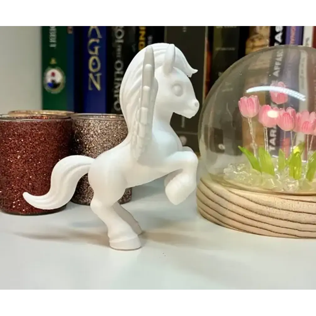 Figura Decorativa- Pegaso Blanco 5