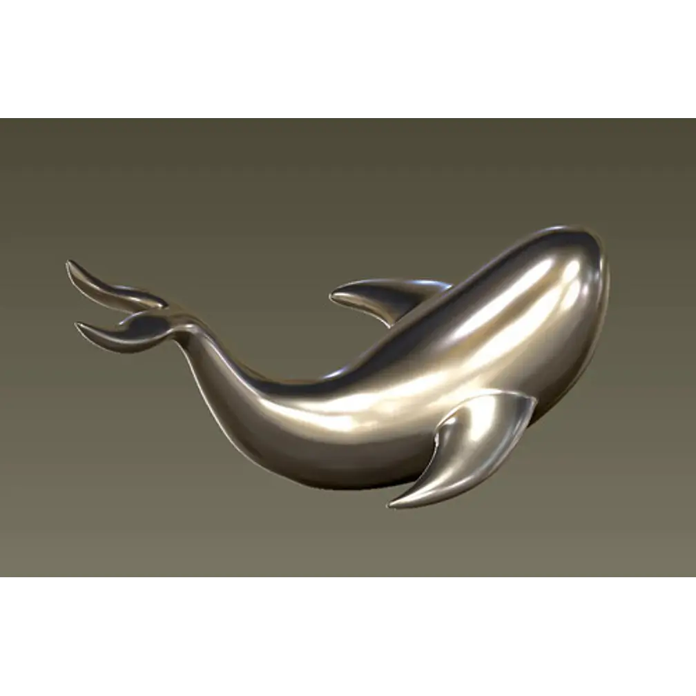 Figura Decorativa De Ballena Moderna 2