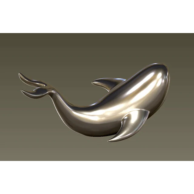 Figura Decorativa De Ballena Moderna