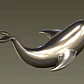 Figura Decorativa De Ballena Moderna - Miniatura 2
