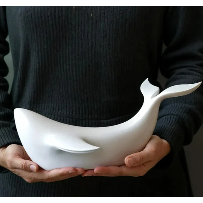 Figura Decorativa De Ballena Moderna 3