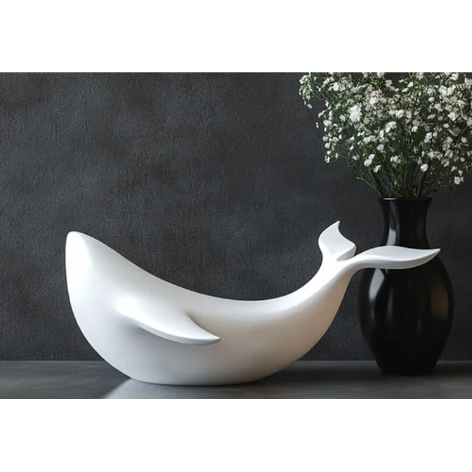 Figura Decorativa De Ballena Moderna 4