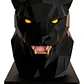 Escultura Decorativa Prints Patro- Busto De Pantera - Miniatura 1