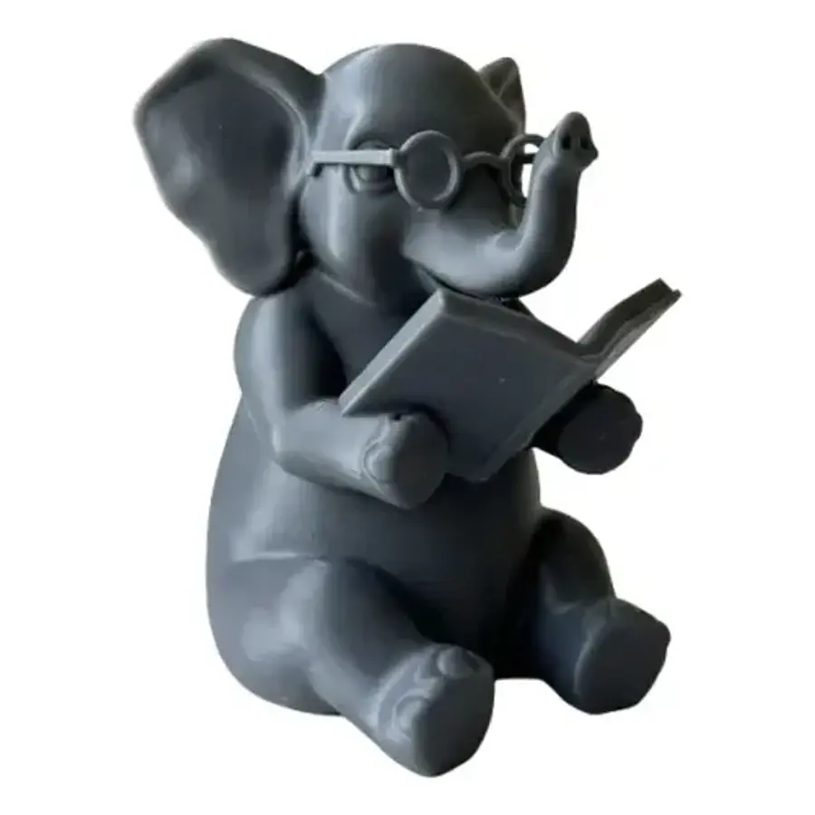Figura Decorativa- Elefante Lector