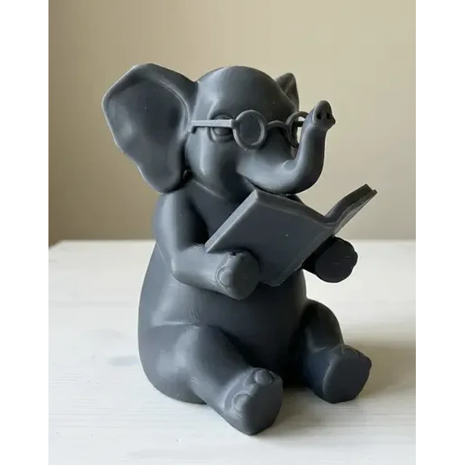 Figura Decorativa- Elefante Lector 4