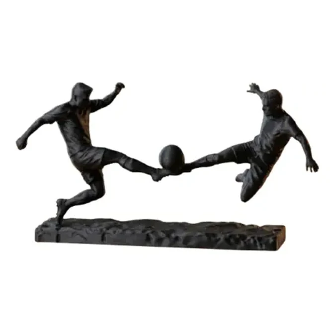 Escultura Decorativa- Volea De Futbol 1