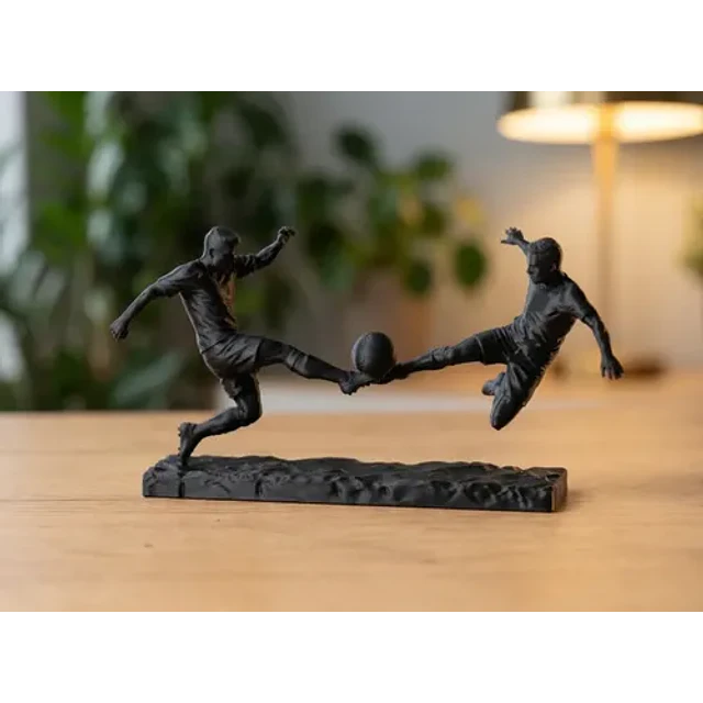 Escultura Decorativa- Volea De Futbol