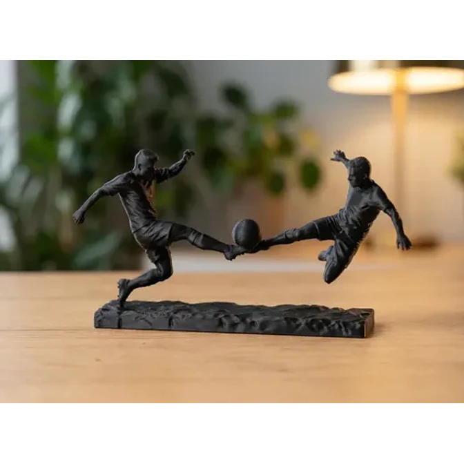 Escultura Decorativa- Volea De Futbol 2