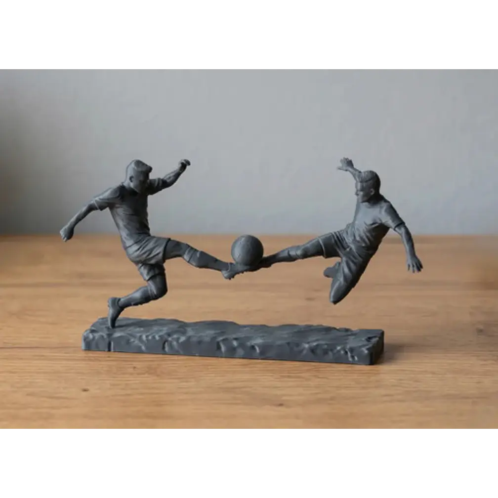 Escultura Decorativa- Volea De Futbol 3