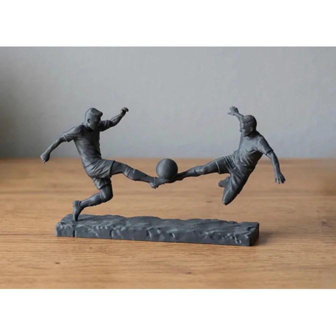 Escultura Decorativa- Volea De Futbol 3