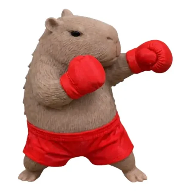 Figura Decorativa- Capibara Boxeador