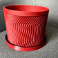 Maceta/macetero Grande Color Rojo - Miniatura 3