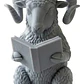 Escultura Decorativa- Animales Lectores - Miniatura 1