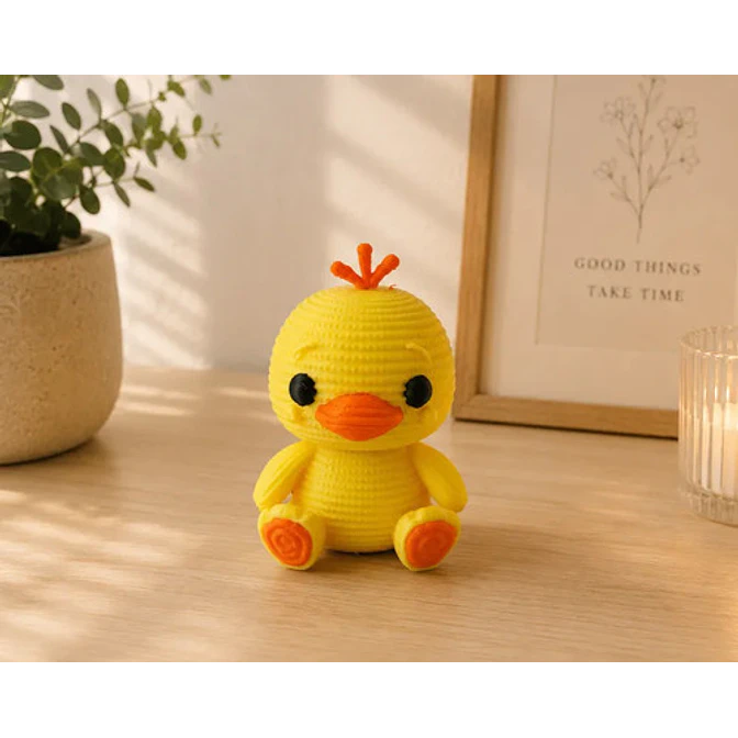 Figura Decorativa Prints Patro- Pollito De Punto 2