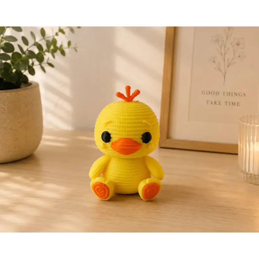 Figura Decorativa Prints Patro- Pollito De Punto