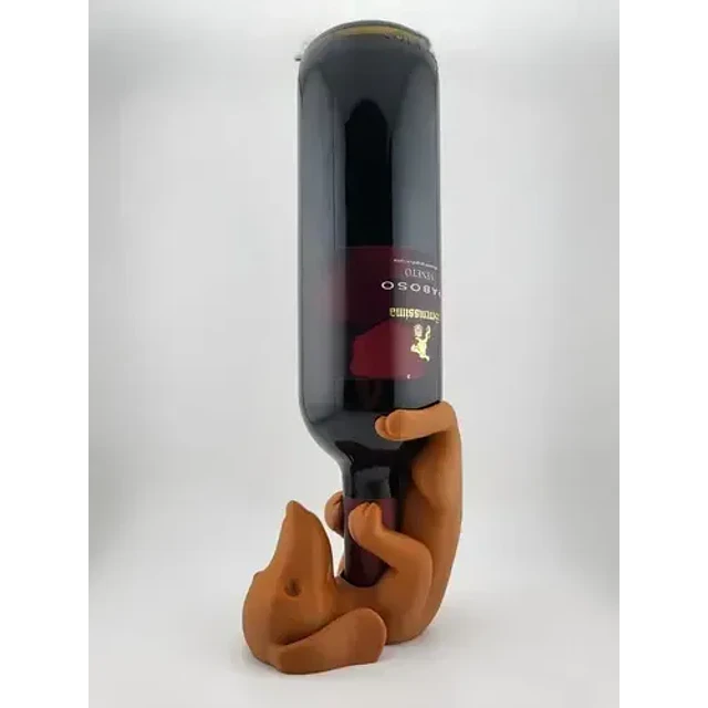 Porta Vino - Perro Salchicha