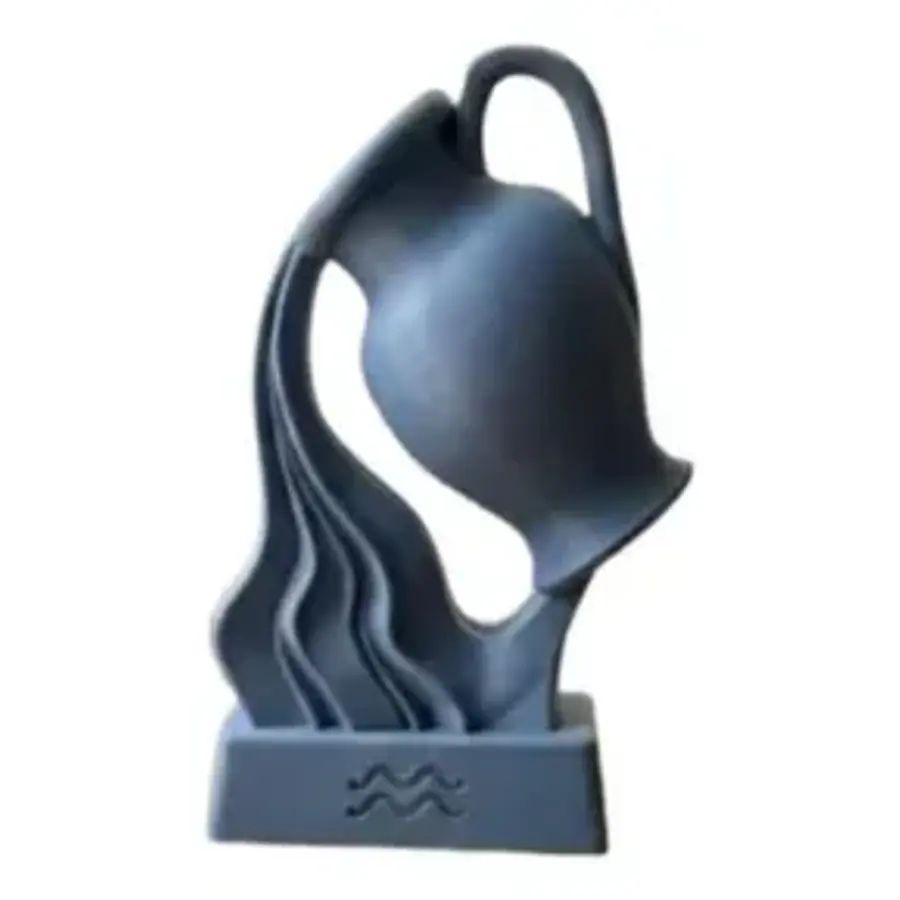 Escultura Decorativa Prints Patro- Busto Del Zodíaco Acuario