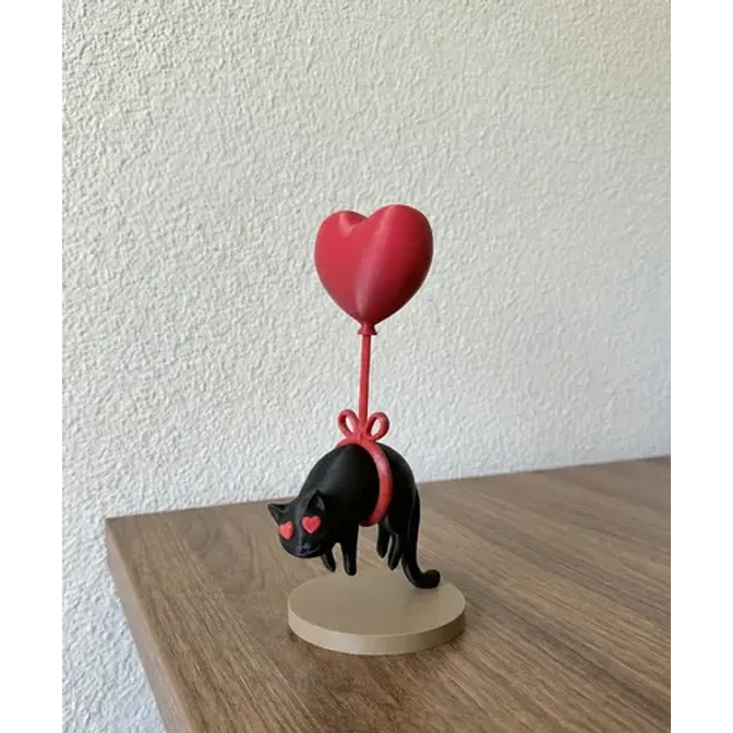 Figura Decorativa- Gato Flotante 3