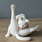 Figura Decorativa- Felino Bañándose - Miniatura 4