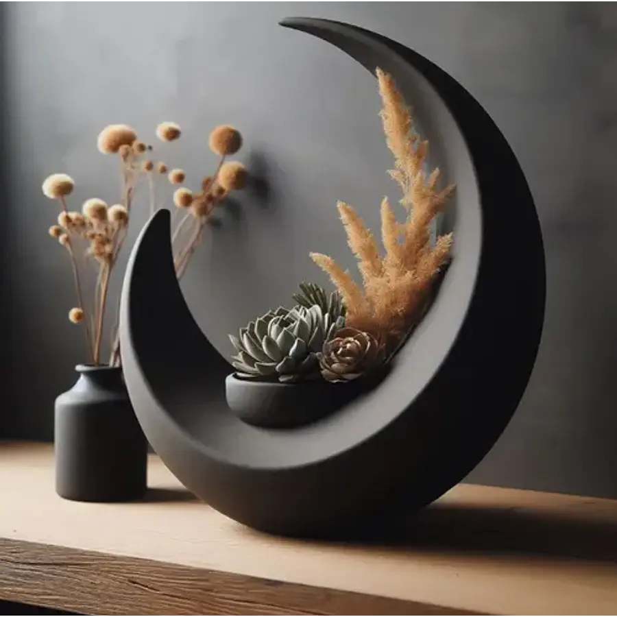Figura Decorativa En Forma De Luna