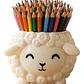 Portalápices De Oveja Tierna - Miniatura 1